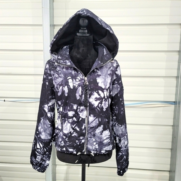 Ashley By 26 International Jackets & Blazers - NWT Womens ASHLEY by 26 International Jacket Dye Charcoal Gray Hooded Zip L